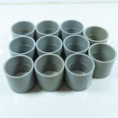 Carlon E940J 2" Coupling Gray PVC Pipe Fitting Lot of 11