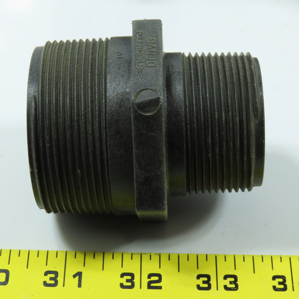 1-1/2" x 2" Poly Reducing Nipple Lot of 15