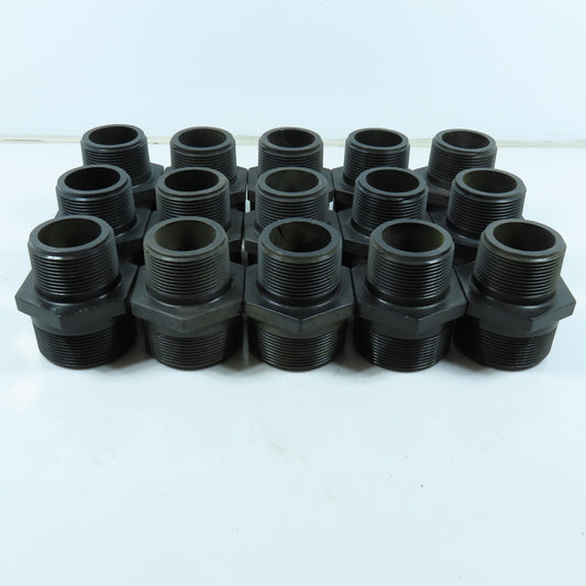 1-1/2" x 2" Poly Reducing Nipple Lot of 15