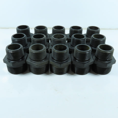 1-1/2" x 2" Poly Reducing Nipple Lot of 15