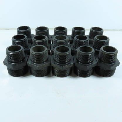1-1/2" x 2" Poly Reducing Nipple Lot of 15