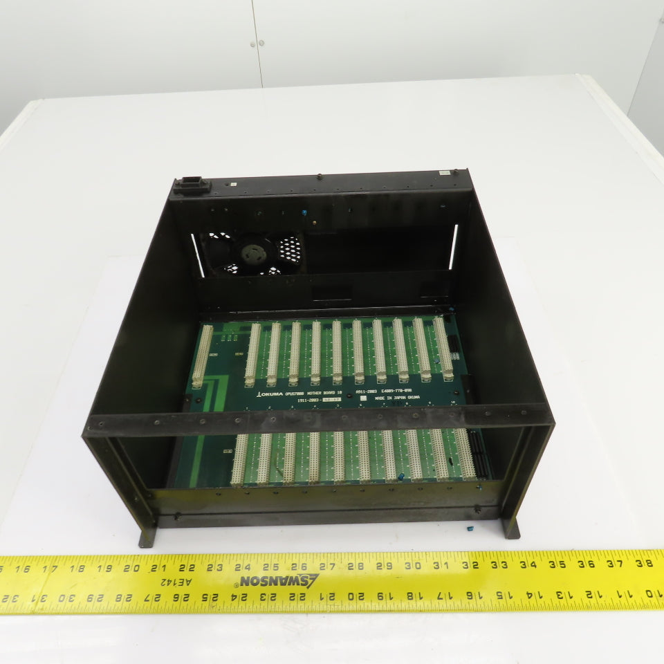 Okuma E7191-855-021 Opus 7000 10 Slot Rack Chassis W/Motherboard 1911-2003