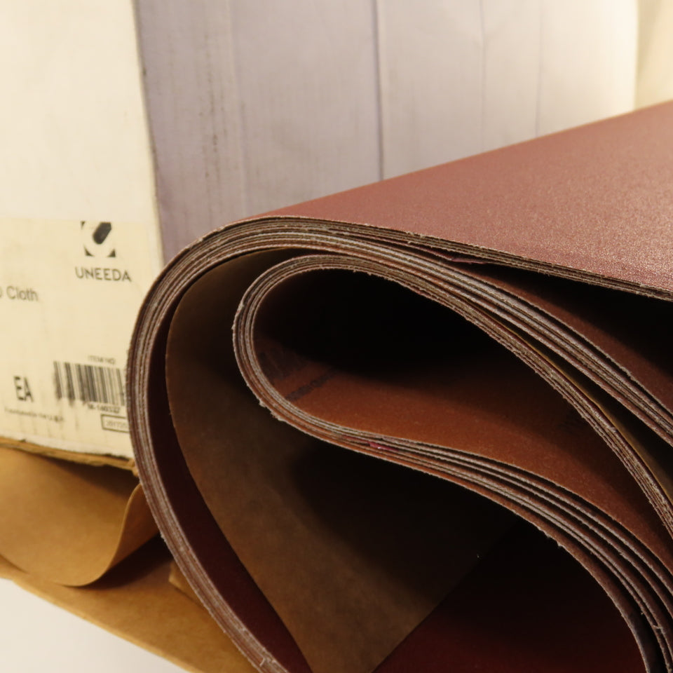Uneeda M-140337 43" x 60" Sanding Belts RKXO Cloth #120 Grit T09 Lot Of 6