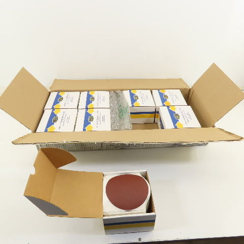 Uneeda M-119544 5" OD Sanding Discs RKJFO Cloth #100 Grit PSA SQ.Tab Lot/700