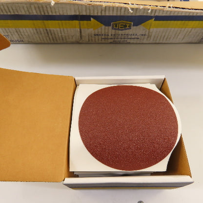 Uneeda M-119544 5" OD Sanding Discs RKJFO Cloth #100 Grit PSA SQ.Tab Lot/700
