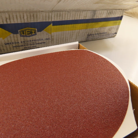 Uneeda M-119544 5" OD Sanding Discs RKJFO Cloth #100 Grit PSA SQ.Tab Lot/700