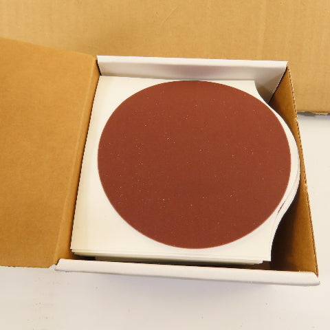 Uneeda M-119538 5" OD Sanding Discs RKJFO Cloth #320 Grit PSA SQ.Tab Lot/1000