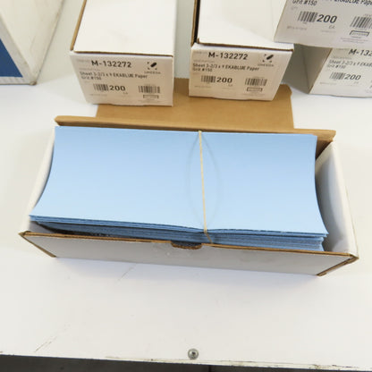 Uneeda M-132272 3-2/3" x 9" Sanding Sheets EKABLUE Paper #150 Grit Lot Of 1000