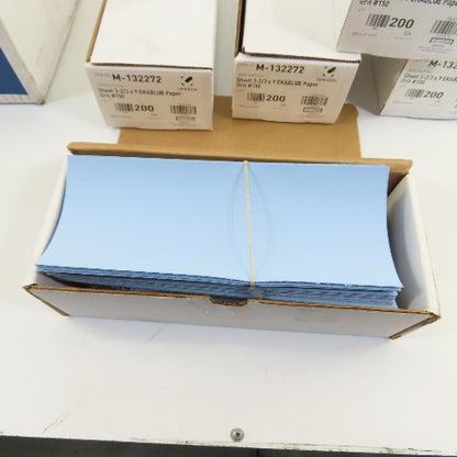 Uneeda M-132272 3-2/3" x 9" Sanding Sheets EKABLUE Paper #150 Grit Lot Of 1000