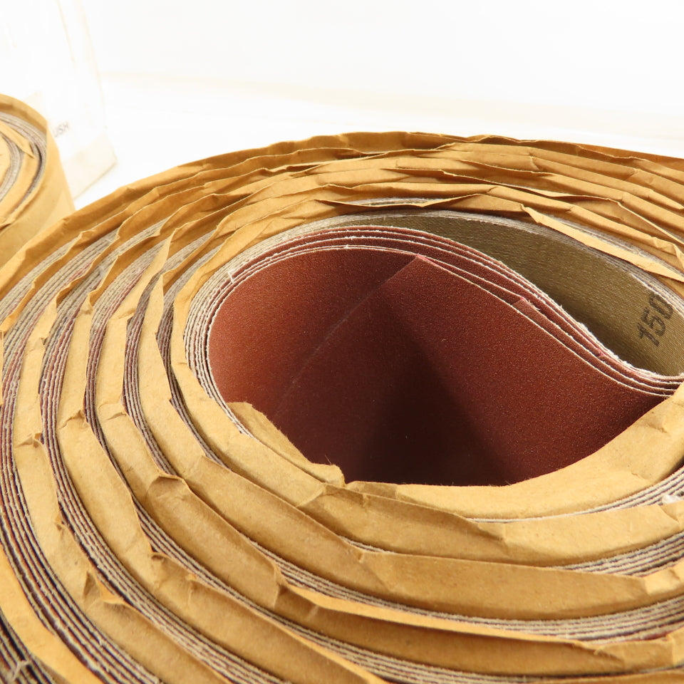 Uneeda M-153047 6 x 335" Sanding Belts UMAYD Cloth #150 Grit T13 Lot Of 10