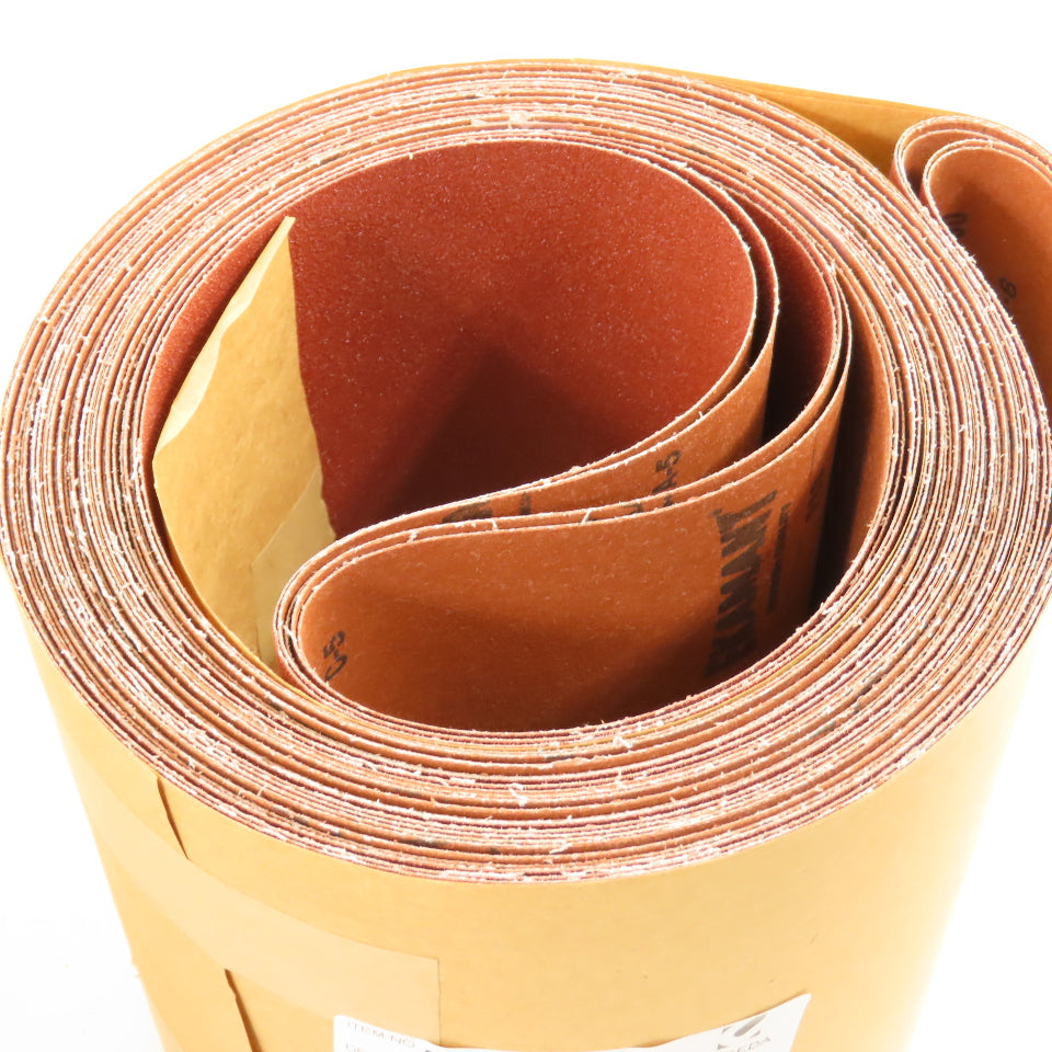 Uneeda M-168428 9" x 165" Sanding Belts RKXO Cloth #80 Grit T14 Lot Of 10