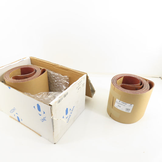 Uneeda M-168428 9" x 165" Sanding Belts RKXO Cloth #80 Grit T14 Lot Of 10