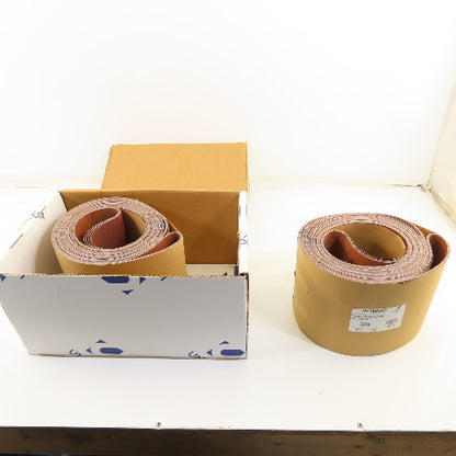 Uneeda M-168847 8" x 225" Sanding Belts RKXO Cloth #80 Grit T14 Lot Of 10