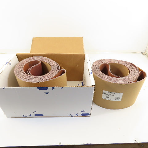 Uneeda M-168847 8" x 225" Sanding Belts RKXO Cloth #80 Grit T14 Lot Of 10