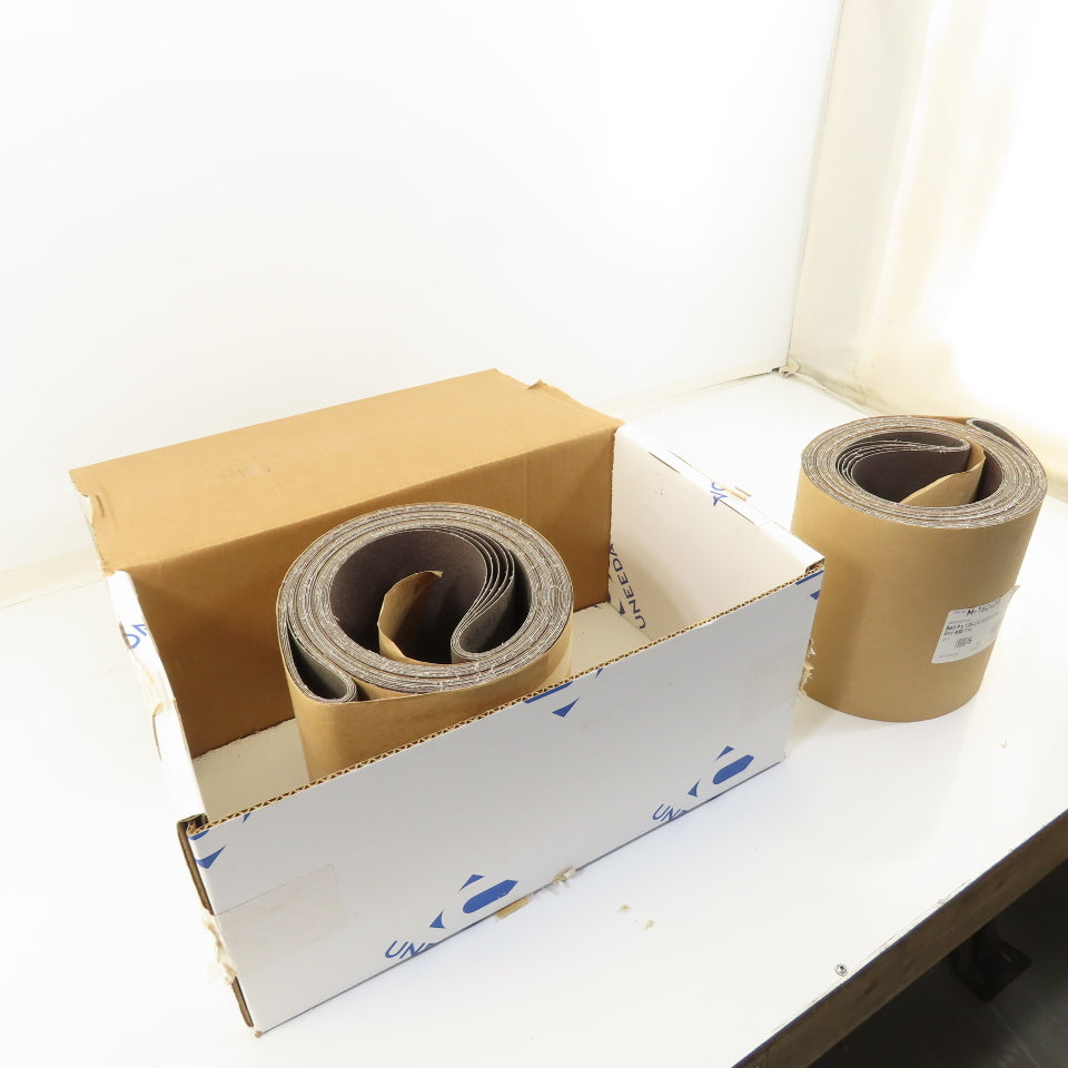 Uneeda M-162420 9" x 138-3/4" Sanding Belts XA911 Cloth #80 Grit T14 Lot Of 10
