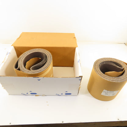 Uneeda M-162420 9" x 138-3/4" Sanding Belts XA911 Cloth #80 Grit T14 Lot Of 10