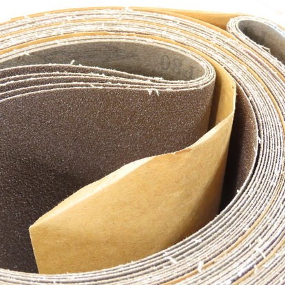 Uneeda M-162420 9" x 138-3/4" Sanding Belts XA911 Cloth #80 Grit T14 Lot Of 10