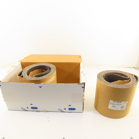 Uneeda M-162420 9" x 138-3/4" Sanding Belts XA911 Cloth #80 Grit T14 Lot Of 10