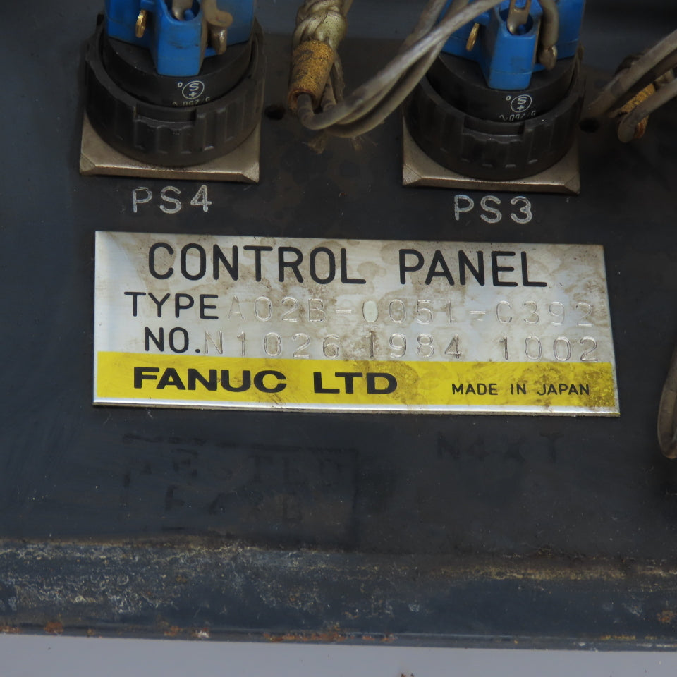 Fanuc A02B-0051-C392 Turret Punch Operator Control Panel Interface