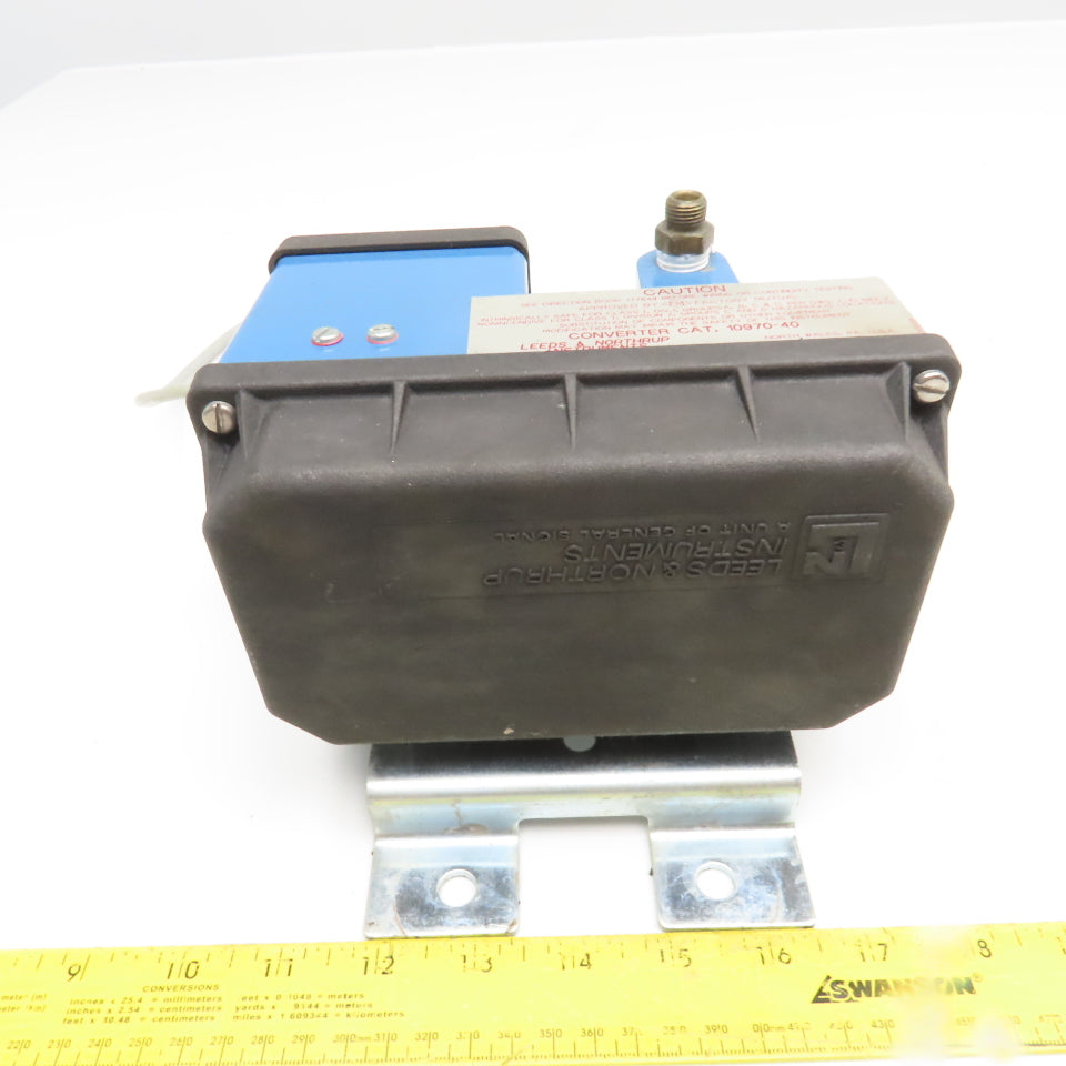 Leeds & Northrup 10970-40 Electropneumatic Converter 1/4" NPT