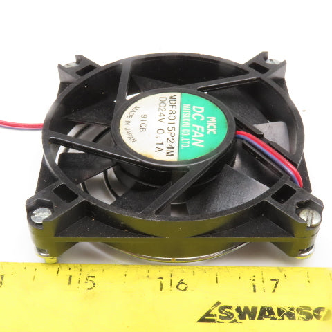MICIC MDF8015P24M 24VDC Cooling Fan 3-1/4" x 3-1/4" x 3/4"