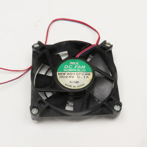 MICIC MDF8015P24M 24VDC Cooling Fan 3-1/4" x 3-1/4" x 3/4"