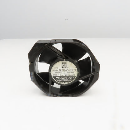 Orion Fans OA172SAPL-22-1 230VAC Cooling Fan 6-3/4" x 6" Tested