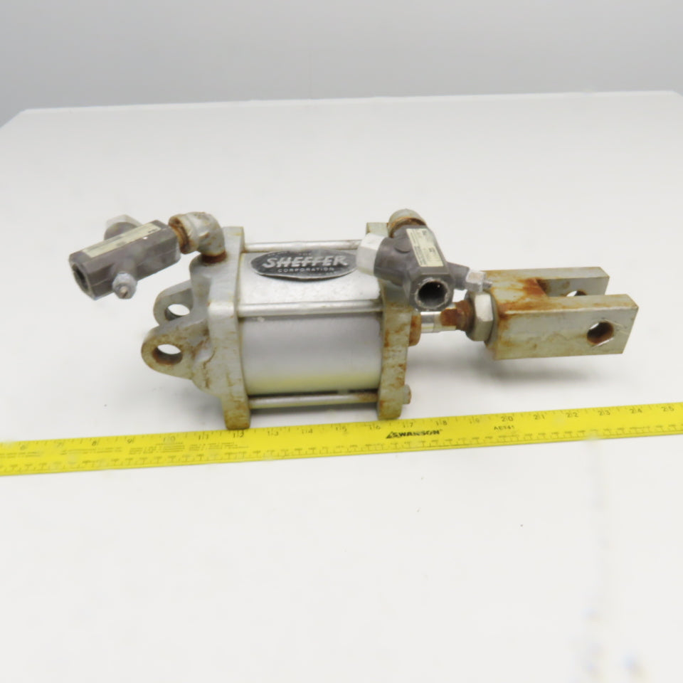 Sheffer 4C20C3 4" Bore x 2-3/4" Stroke Double Acting Air Cylinder