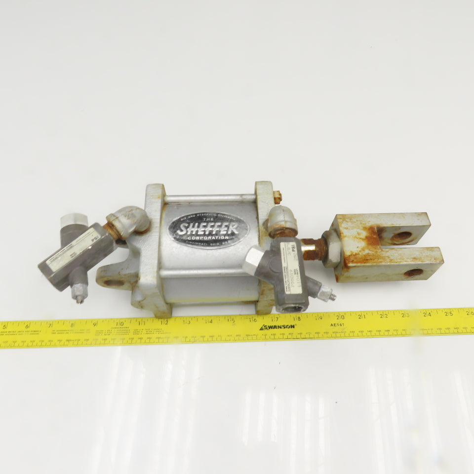Sheffer 4C20C3 4" Bore x 2-3/4" Stroke Double Acting Air Cylinder