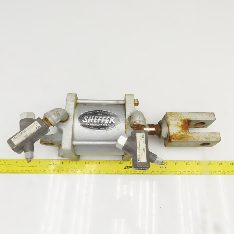 Sheffer 4C20C3 4" Bore x 2-3/4" Stroke Double Acting Air Cylinder