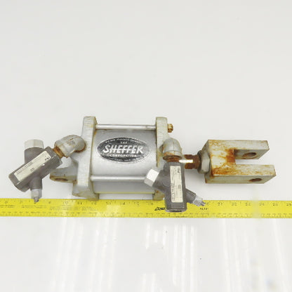 Sheffer 4C20C3 4" Bore x 2-3/4" Stroke Double Acting Air Cylinder