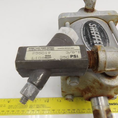 Sheffer 4C20C3 4" Bore x 2-3/4" Stroke Double Acting Air Cylinder