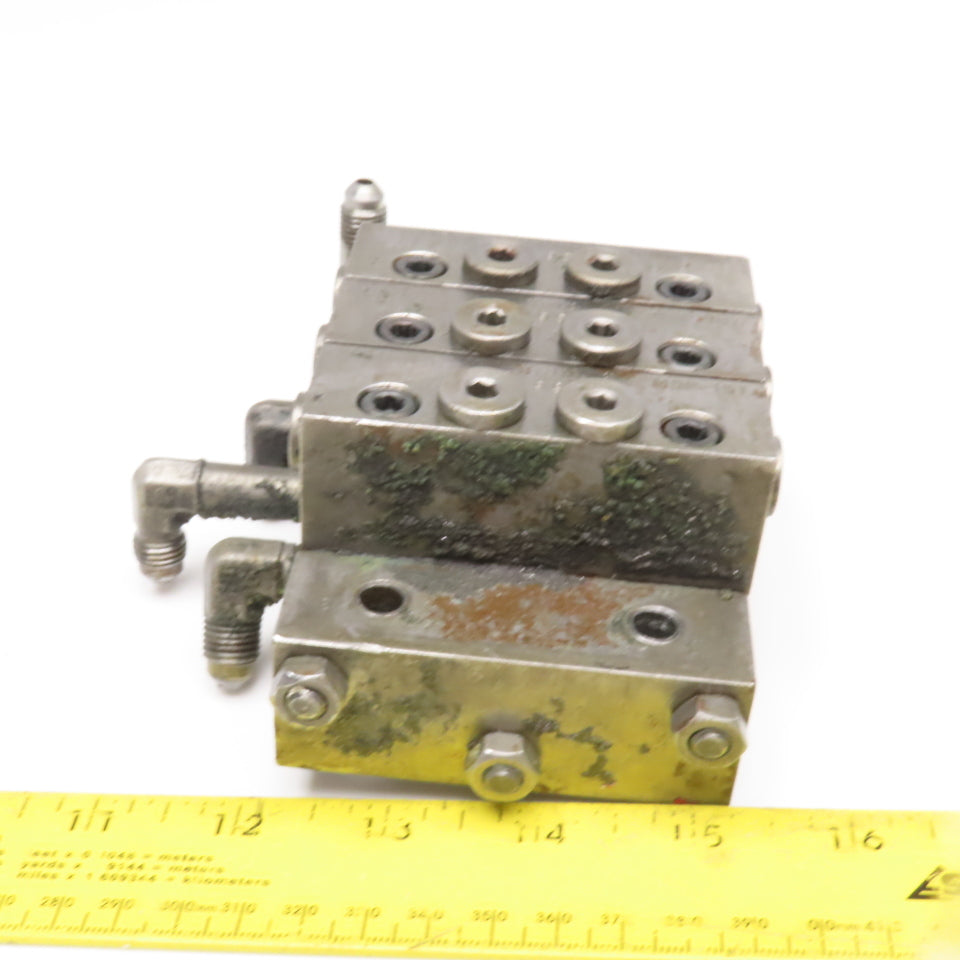 Lubriquip MSP-15T MSP-18T Trabon Piston Lubricator Divider Valve Block