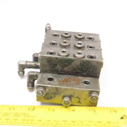 Lubriquip MSP-15T MSP-18T Trabon Piston Lubricator Divider Valve Block