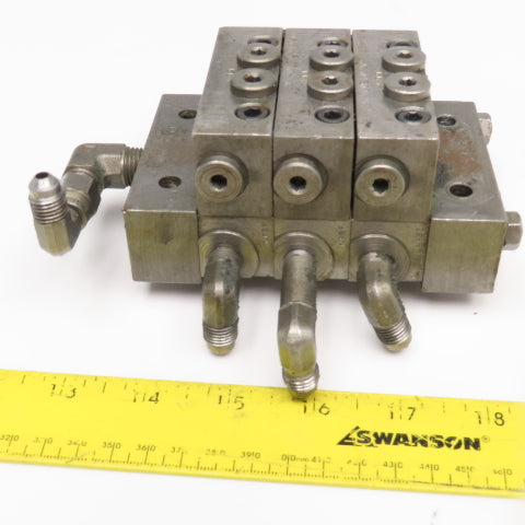 Lubriquip MSP-15T MSP-18T Trabon Piston Lubricator Divider Valve Block