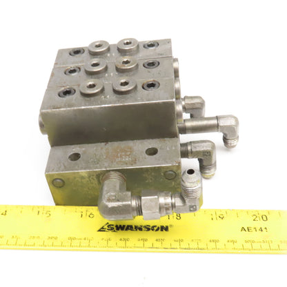 Lubriquip MSP-15T MSP-18T Trabon Piston Lubricator Divider Valve Block