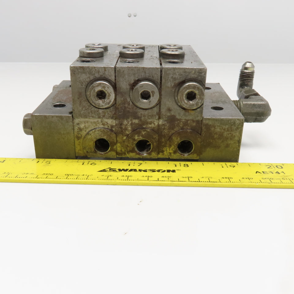 Lubriquip MSP-15T MSP-18T Trabon Piston Lubricator Divider Valve Block