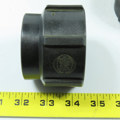 Banjo 1-1/2" x 2" FPT Reducing Coupling  SCH80 Polypropylene Lot of 5