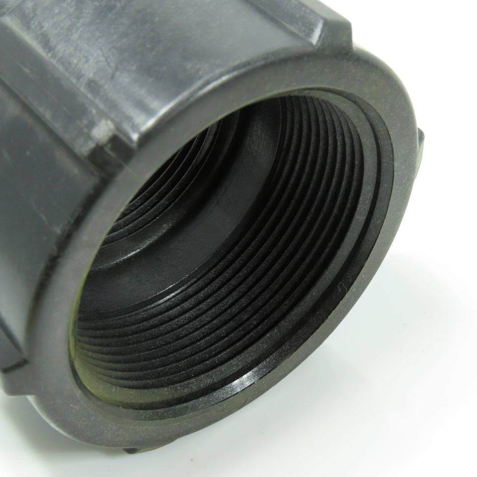 Banjo 1-1/2" x 2" FPT Reducing Coupling  SCH80 Polypropylene Lot of 5