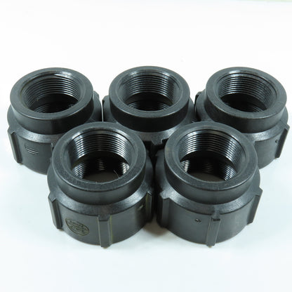 Banjo 1-1/2" x 2" FPT Reducing Coupling  SCH80 Polypropylene Lot of 5