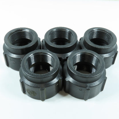 Banjo 1-1/2" x 2" FPT Reducing Coupling  SCH80 Polypropylene Lot of 5