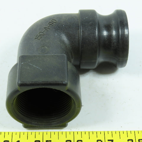 Banjo 1-1/2" Cam Lever x FNPT 90 Degree Elbow SCH80 Polypropylene Lot of 8