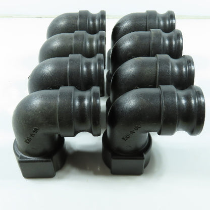 Banjo 1-1/2" Cam Lever x FNPT 90 Degree Elbow SCH80 Polypropylene Lot of 8