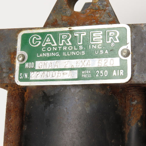 Carter Controls GNNA 2.5x4 4" Stroke Pneumatic Cylinder Valve Positioner