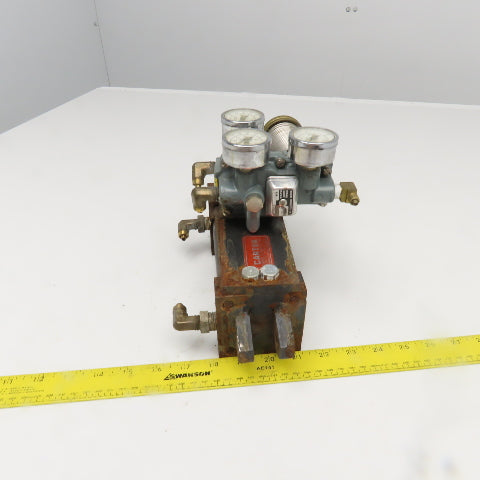 Carter Controls GNNA 2.5x4 4" Stroke Pneumatic Cylinder Valve Positioner