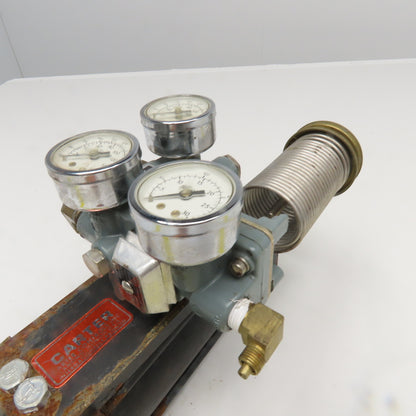 Carter Controls GNNA 2.5x4 4" Stroke Pneumatic Cylinder Valve Positioner