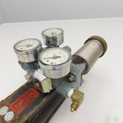 Carter Controls GNNA 2.5x4 4" Stroke Pneumatic Cylinder Valve Positioner