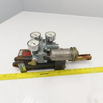 Carter Controls GNNA 2.5x4 4" Stroke Pneumatic Cylinder Valve Positioner