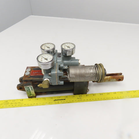 Carter Controls GNNA 2.5x4 4" Stroke Pneumatic Cylinder Valve Positioner