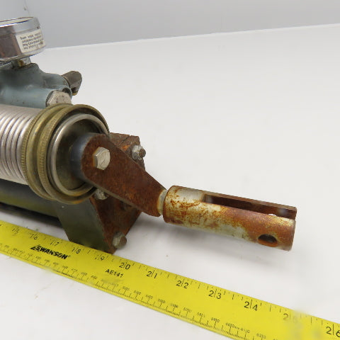 Carter Controls GNNA 2.5x4 4" Stroke Pneumatic Cylinder Valve Positioner
